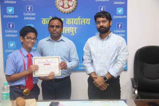 PSY Meritorious honor in Jabalpur Collectorate